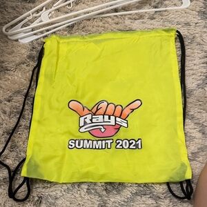 Stingrays Summit 2021 Neon Drawstring Bag